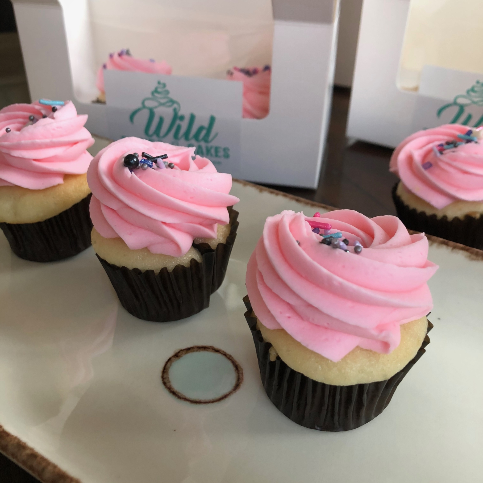 Vanilla cupcakes with Vanilla Frosting Frisco Fresh Market